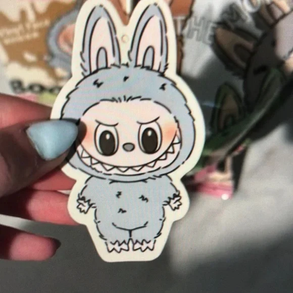 Pop Mart Excited Macaron Vinyl Face Mask - Picture 3 of 3